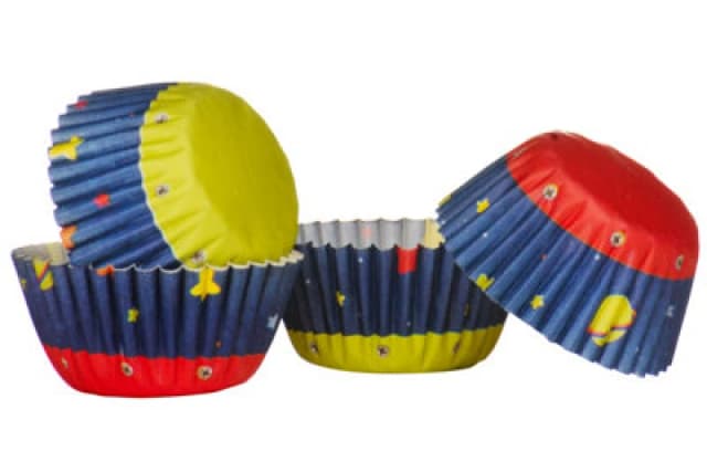 Premier Housewares Rocket 100Pc Mini Cupcake Cases Multi