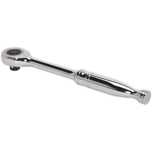 Loops Gearless Ratchet Wrench - 3/8 Inch Sq Drive - Push-Through Reverse Steel Wrench Metallics