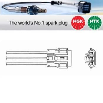 1x NGK NTK Oxygen O2 Lambda Sensor OZA446-E56 OZA446E56 (0461)
