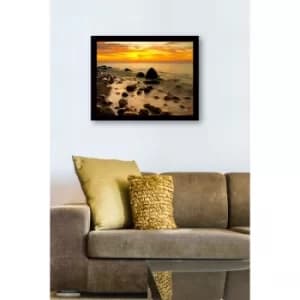 SC1258 Multicolor Decorative Framed MDF Painting
