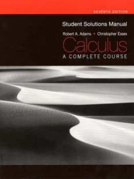 Student Solutions Manual for Calculus a Complete Course by Robert. Adams Paperback