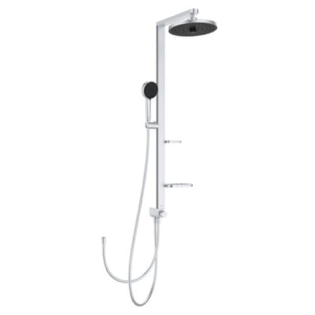Ideal Standard Alu+ Silver Effect Thermostatic Shower With 2 Heads & 1750M Hose Length