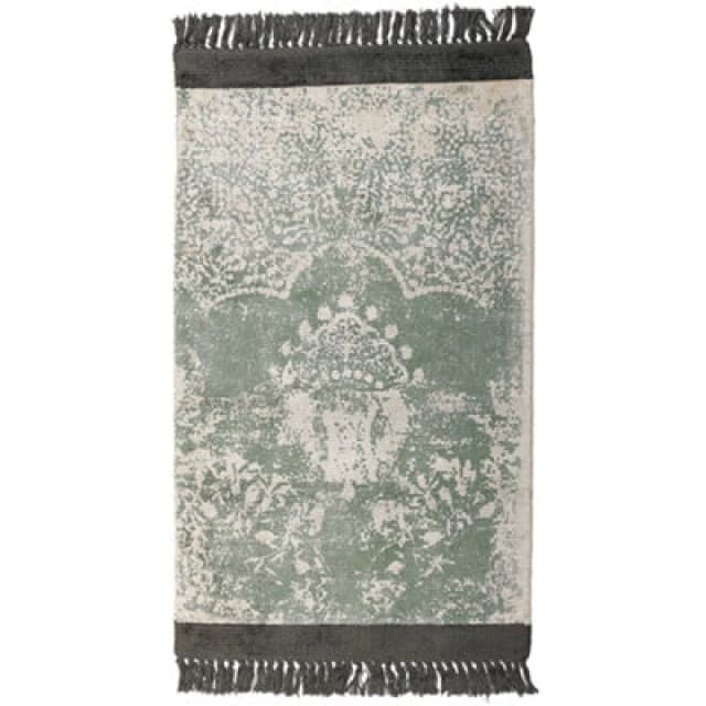 Beliani Rug Akarsu Green 80 X 150 Cm Viscose
