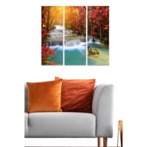 MDF7866461 Multicolor Decorative MDF Painting (3 Pieces)