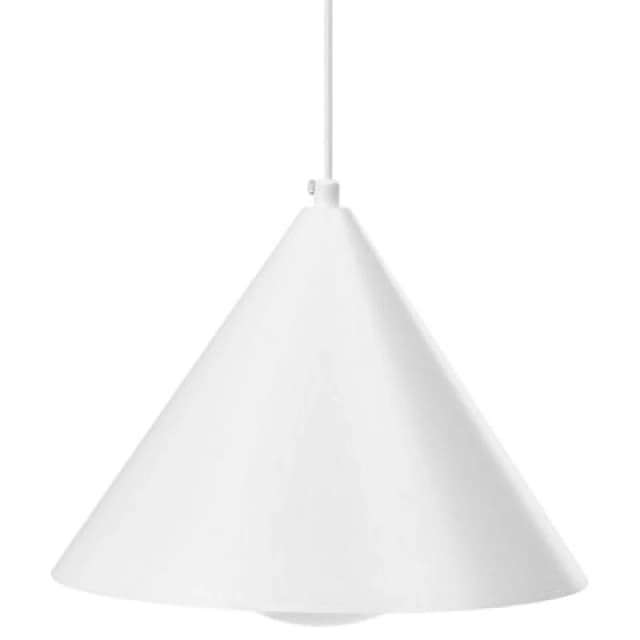 Beliani Pendant Lamp Leyre Metal White