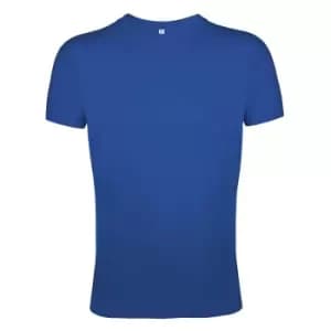 SOLS Mens Regent Slim Fit Short Sleeve T-Shirt (L) (Royal Blue)