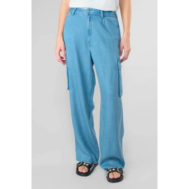 Le Temps des cerises Womens Trousers Le Temps des cerises Scaevo Bleu Female M