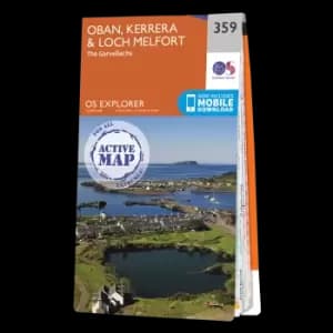 Map of Oban, Kerrera & Loch Melfort