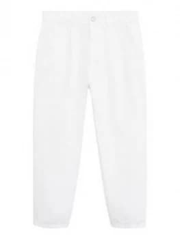 Mango Teen Girl Jeans - White