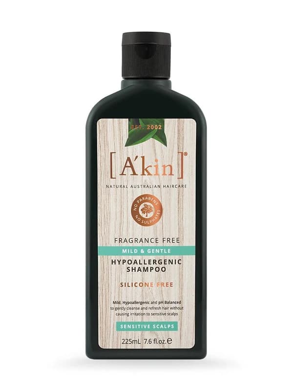 Akin Mild & Gentle Fragrance Free Shampoo 500ml