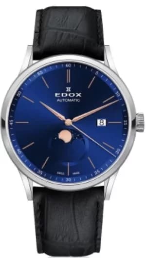 Edox Watch Les Vauberts Moon Phase