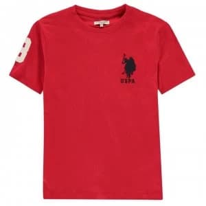 US Polo Assn Logo T Shirt - Red