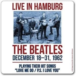 The Beatles - 1962 Hamburg Single Cork Coaster