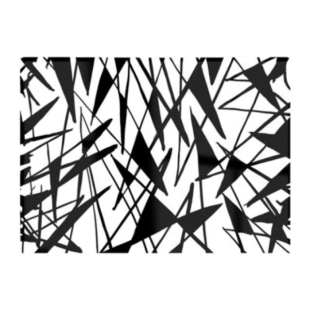 Warren Reed Designer Brush Abstract Pattern Glass Chopping Board