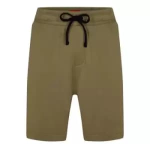 Hugo Logo Tape Pyjama Shorts - Green