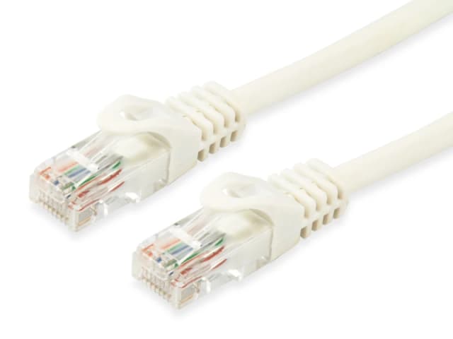 Equip Cat.6A U/UTP Patch Cable. 0.15m. White