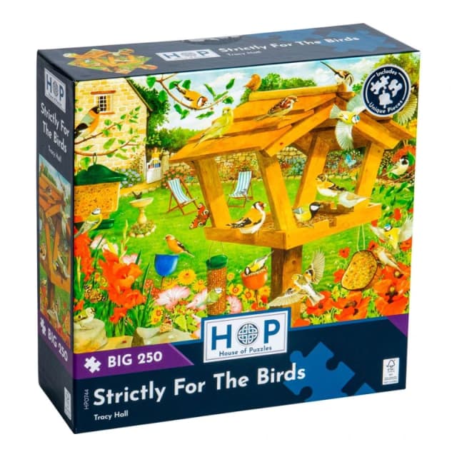 The House Of Puzzles Strictly For The Birds BIG 250 Piece Jigsaw Puzzle Multicolor Unisex