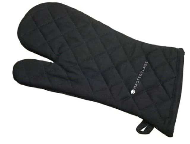 Masterclass Deluxe Professional Black Single Oven Glove Black