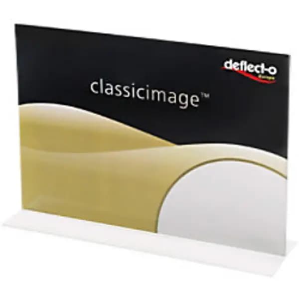Deflecto Deflecto A3 Landscape Stand Up Literature Display Sign Holder Crystal Clear - 48011 48011