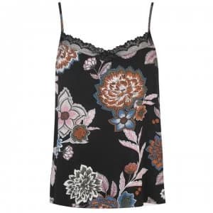 JDY Mandi Lace Tank Top - Black