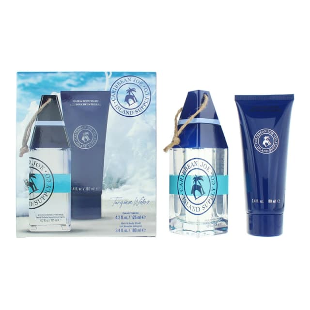 Caribbean Joe Island Supply Turquoise Waters Photobox 2 Piece Gift Set: Eau de Toilette 125ml - Hbw 100ml