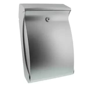 Burg-Wachter Swing Post Box - Silver