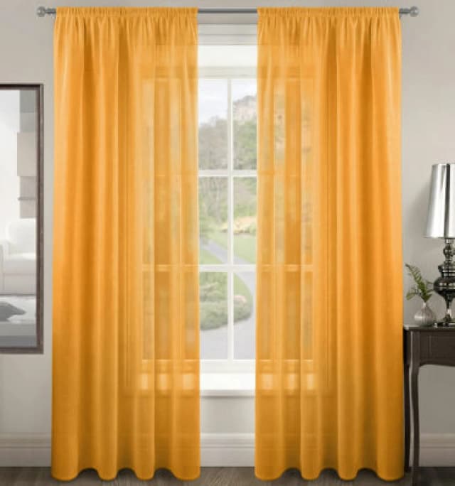 Velosso Riva Slot Top Voile Panel - Ochre