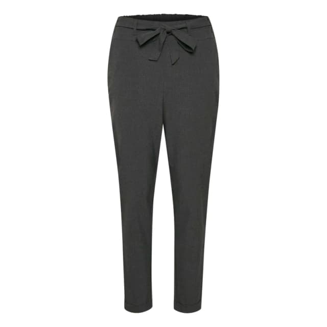 Kaffe Belted chino Trousers For Her KAFFE Jillian Gris Female 36