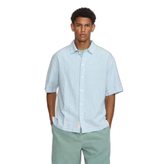 Revolution Oversized short-sleeve shirt Revolution Bleu Unisex S