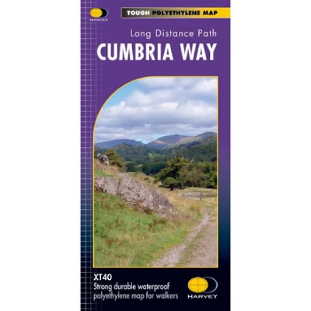 Cumbria Way Sheet map, folded