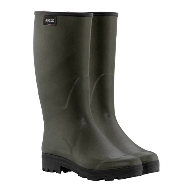 Aigle Chambord NeoMesh Kaki Wellington Boots Mens - UK 8 / EU 42 Green male PS4288KAK42