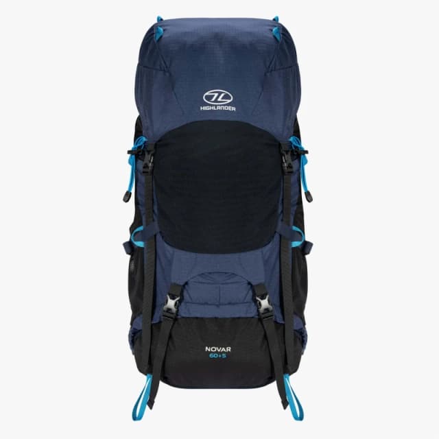 Backpack Highlander Novar Bleu Unisex 60+5 L