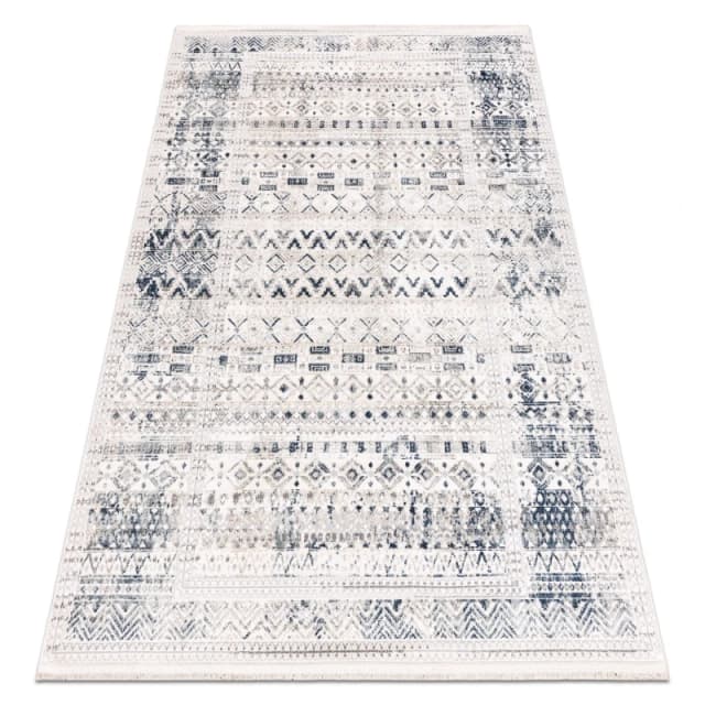 RugsX Distin 0833A Navy Blue / Blue / White Modern Carpet - Boho, Vintage, F 160X230 Cm