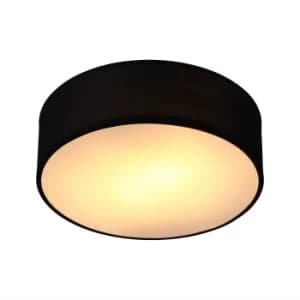Ceiling Lamp Fabric 30cm Black
