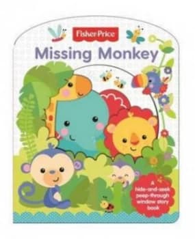 Fisher Price Cut through Missing Monkey Book