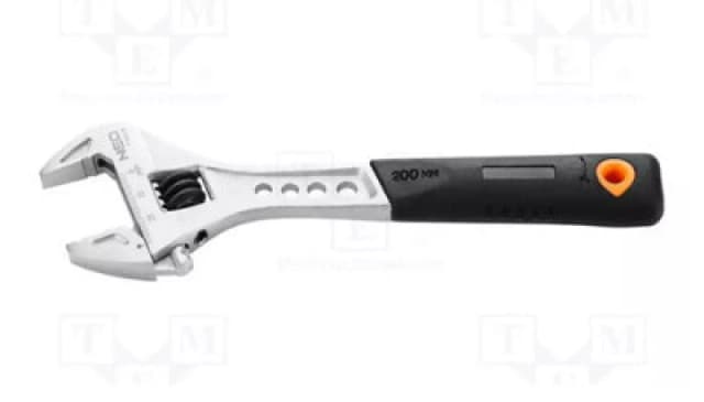 NEO TOOLS 03-011 Adjustable Spanner Ø up to: 28mm, Length: 200mm, Chrome Vanadium Steel Chrome Vanadium Steel Adjustable Spanner (4692)