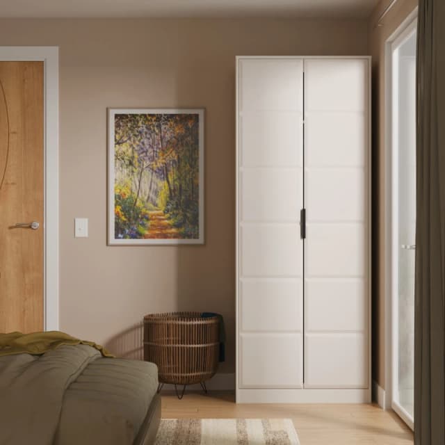 Welcome Furniture Welcome Furniutre New York 2 Door Robe - Ready Assembled NYC080KMKM