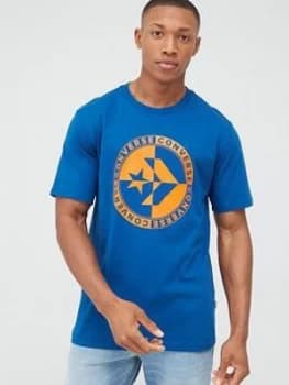 Converse Checkered Star Chevron T-Shirt - Blue