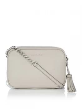 Michael Kors Ginny Medium Camera Crossbody Bag Light Grey