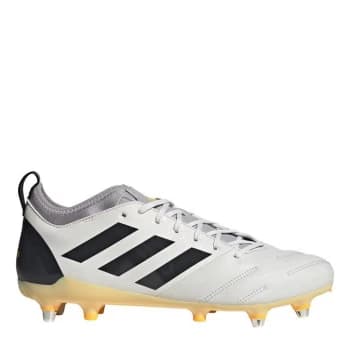 adidas Malice Elite SG Rugby Boots - White/Orange