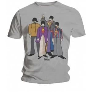 The Beatles Submarine Mens Grey T Shirt: Large