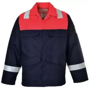 Portwest FR55NARL - sz L Bizflame Plus Jacket - FR55 Navy - Navy