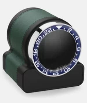 Scatola del Tempo Watch Winder Rotor One Green Blue Bezel
