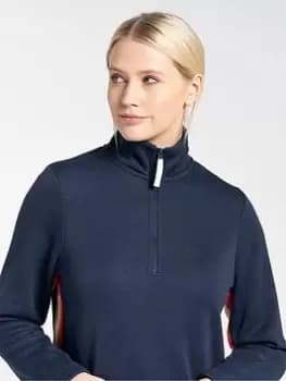 Craghoppers Pinalla Half Zip Top - Navy, Size 10, Women