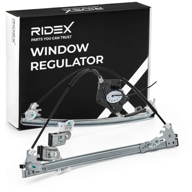 RIDEX 1561W0002 Window regulator Left Front, Operating Mode: Electric, without electric motor Window Winder (1561)