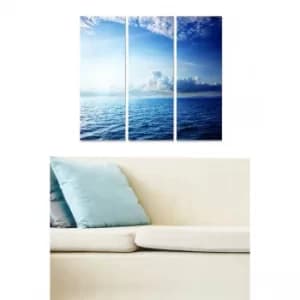 MDF95090164 Multicolor Decorative MDF Painting (3 Pieces)