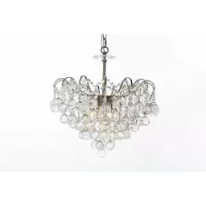 Impex Emmie Crystal Pendant Ceiling Light
