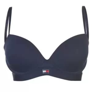 Tommy Hilfiger Tommy Large Flag T Shirt Bra - Grey