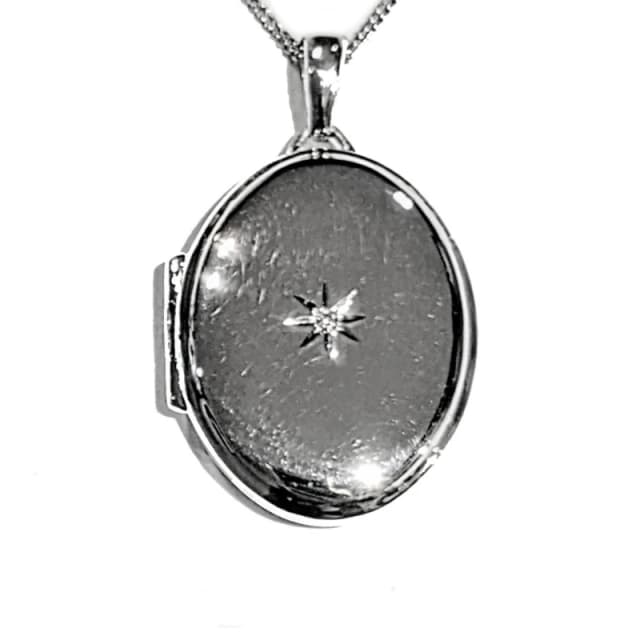 Espree LIMITED STOCKS Espree Silver Locket Silver unisex One Size