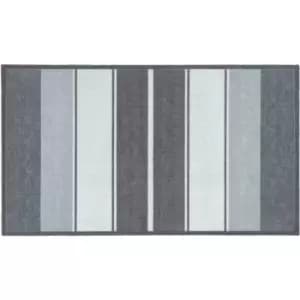 Washamat Recylon Design Tonal Stripes Mat 120X67Cm - Grey